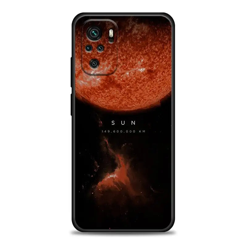 the sun and the stars are seen in this case for the samsung s9