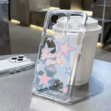 A phone case with a star design on it