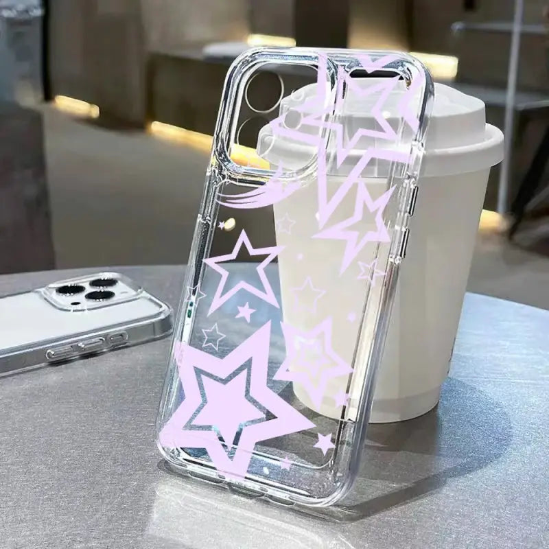 a phone case with a star design on it