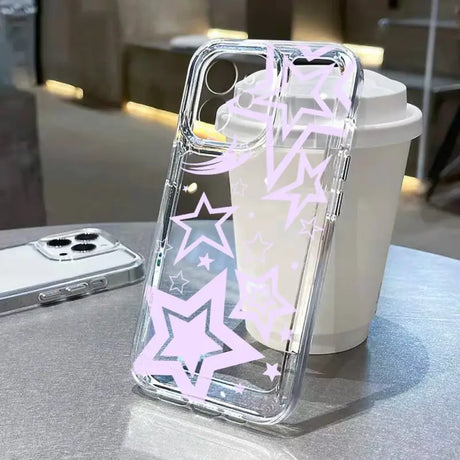 A phone case with a star design on it