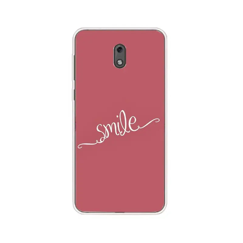 the word love on a red phone case