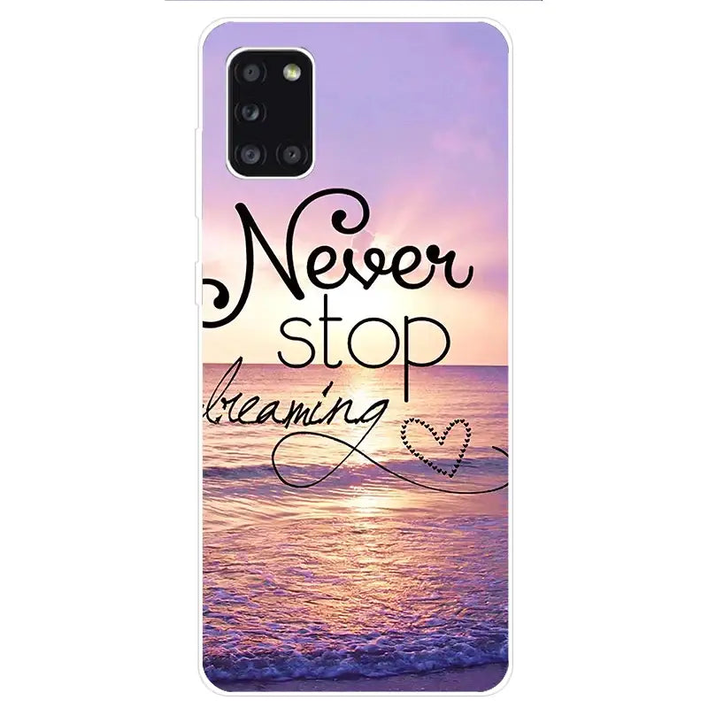 A phone case with the words never to be