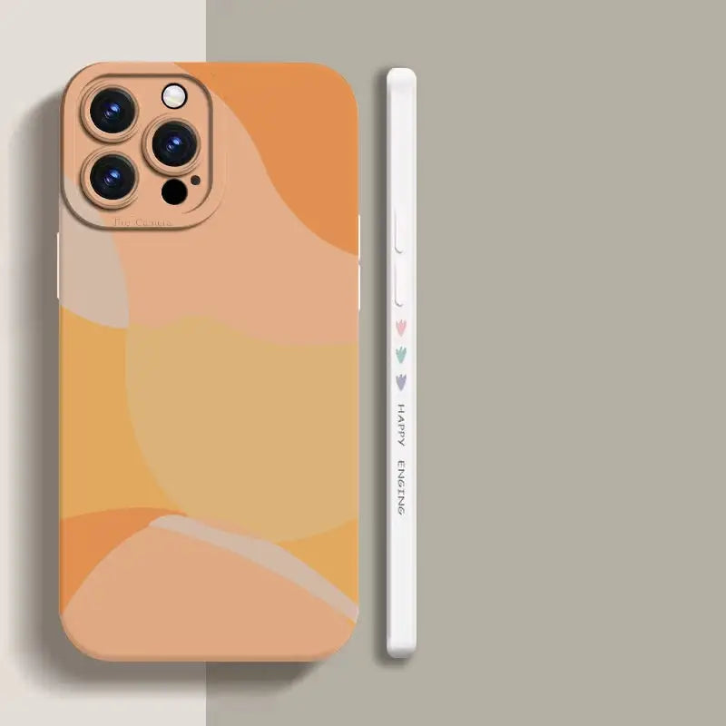 the iphone case is shown with a phone in the background