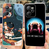 two phone cases with cartoon characters on them