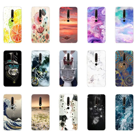 a set of twelve different cases with different designs