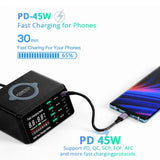 a phone charging device with a power strip