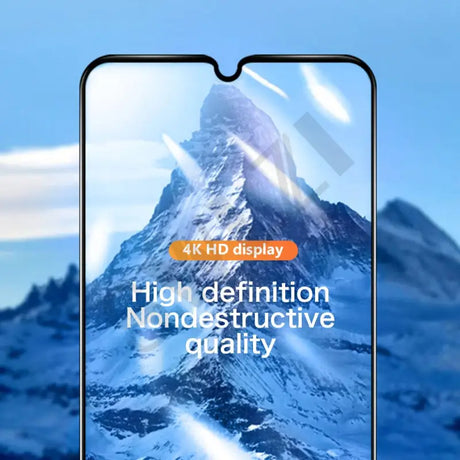 a smartphone with the text 4k display on it