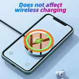 a phone with a green circle on it