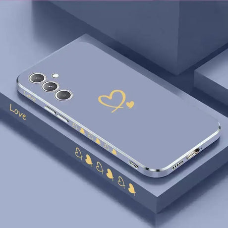 a phone with a heart on it