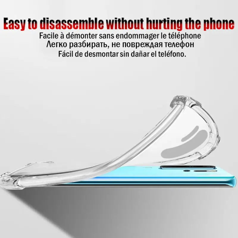 a phone with a glass cover on it