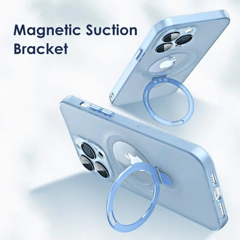 a phone holder with a ring on it