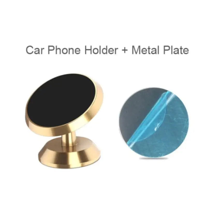 a pair of gold and blue marble knobs