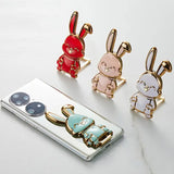 a phone with a rabbit on it