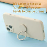 a phone with a ring on it