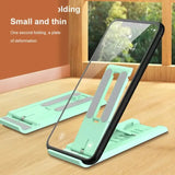 a phone stand with a phone on it