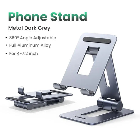 The phone stand is designed to hold a phone