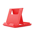 a red plastic phone stand