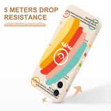 a phone with a sticker on it