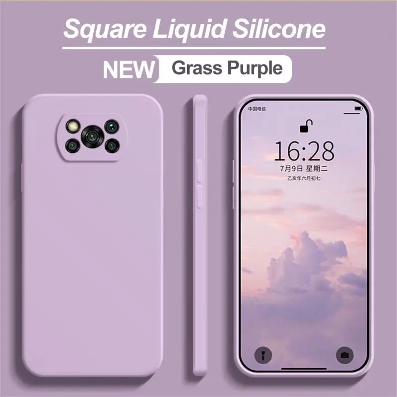 a phone with the text,’square liquid ’