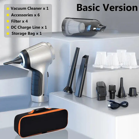 A picture of a hair dryer and other items