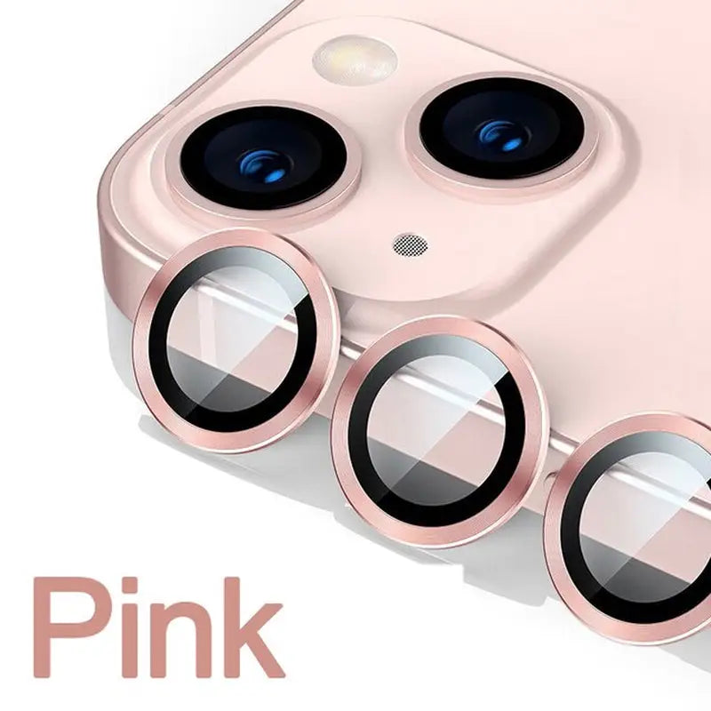 the pink iphone case with three lenses