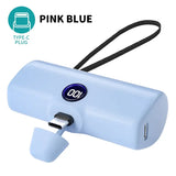pink blue portable electric nail dryer