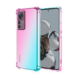 the back of a pink and blue samsung galaxy s20 case