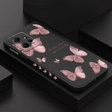 a pink butterfly phone case with the words, `’’ and’’ ’
