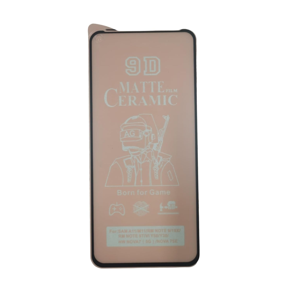 Pink ceramic screen protector.