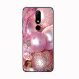 pink christmas ornaments case for motorola z3