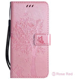 the pink flower pattern wallet case for iphone