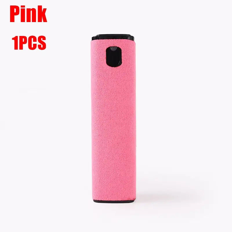 a close up of a pink vapor device on a white background