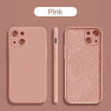 a close up of a pink iphone case with a pink phone