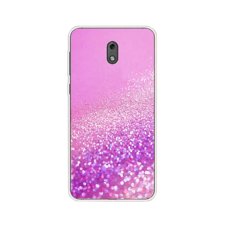 pink glitter phone case