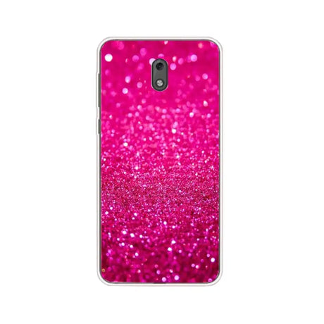 pink glitter phone case