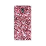 pink glitter phone case