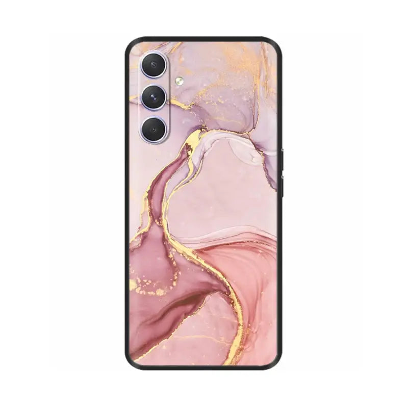 the pink and gold marble iphone case