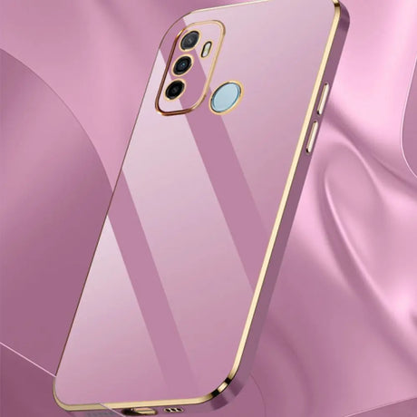 Pink and gold smartphone case.