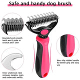 a pink hair clipper with instructions to use