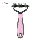 pink hair straightener with black handle