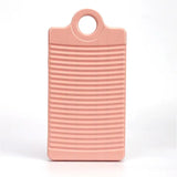 a pink plastic bag with a handle