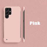 the pink iphone case is shown on a pink background