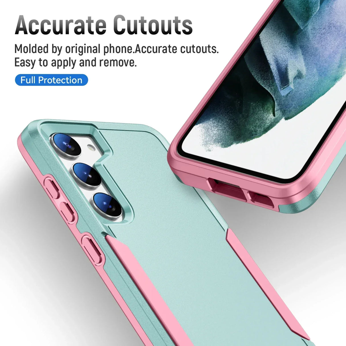 the back of a pink iphone case with a camera lens