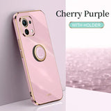 the pink iphone case with a circular design