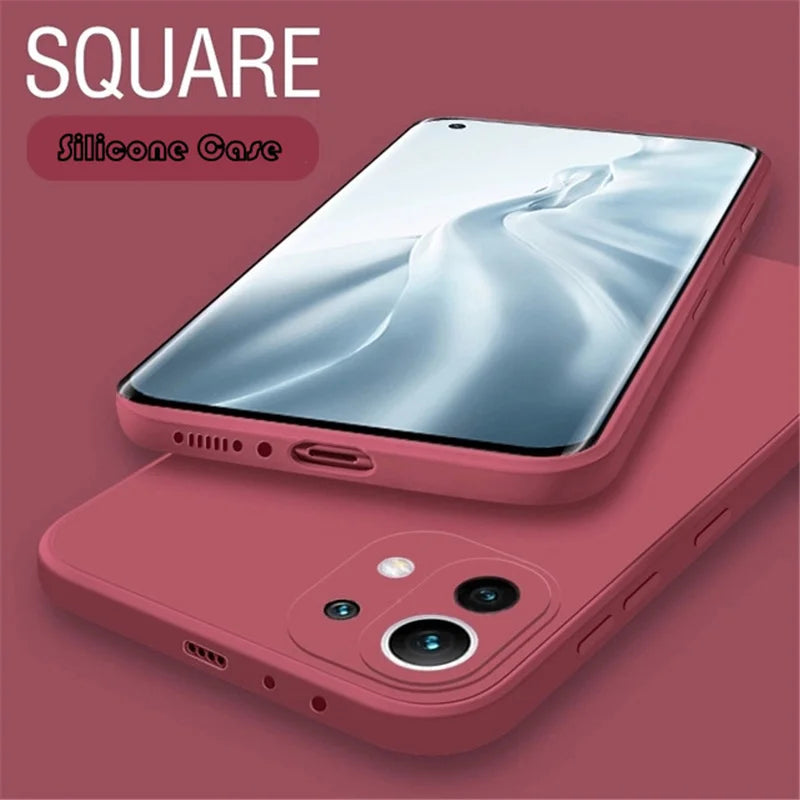 a pink iphone case with a curved design