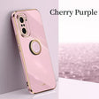 the pink iphone case is shown with the logo on it