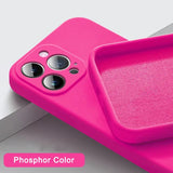 a pink iphone case with a pair of sunglasses