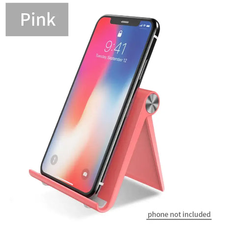 The pink iphone case with a phone holder