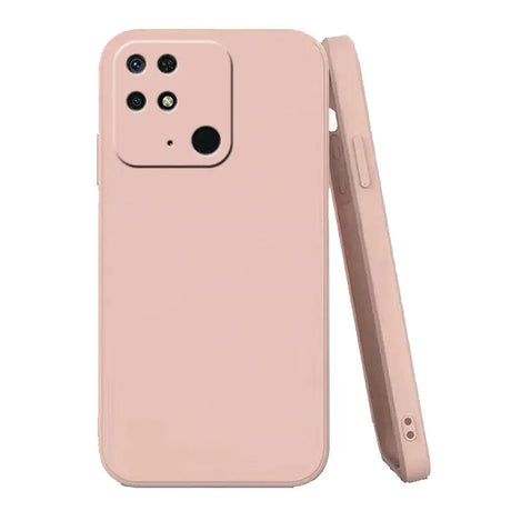 The back of a pink iphone case