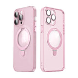 the pink iphone case with a ring on it